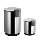 Set Papeleros 18 Litros Metal Gris