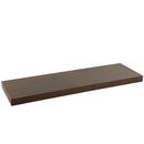Repisa Mdf 1 Nivel(Es) 25X80X3.8 Cm Chocolate