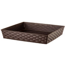 Plato Macetero Cuadrado Ratan 30 X Cm Jardin