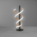 Lampara Mesa Led Marina Negro 21X49 Cm