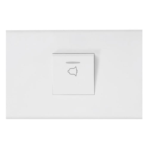 Interruptor pulsador 10 A Clio Blanco