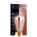 Ampolleta Led Vintage Pera 4 W E27 440 Lm Luz Calida