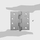 Bisagra L290 4x4 Acero Inox 1 un
