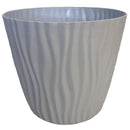 Macetero Autorregante Reciclado De Plastico 23X20 Cm Marfil