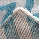 Piso bano algodon 40x60 cm aqua..