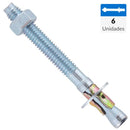 Perno anclaje 1/4 x 2 1/2 (6 unidades)