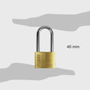Candado 40 mm Bronce con Llaves.