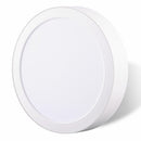 Panel Led Sobrepuesto Circular Blanco 18W Luz Fria