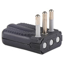 Enchufe Macho Volante Articulado 2P+T 10 A Gris