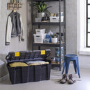 Baul Organizador 45X40X94 Cm 100 L Negro/ Gris