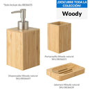 Portacepillos Woody Natural