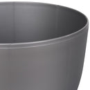 Macetero Siena de Plastico 40x40 cm Plata