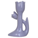 Tulipan ceramica 14 cm morado