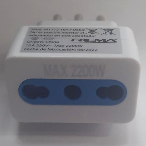 Adaptador 10-16 Amp Blanco