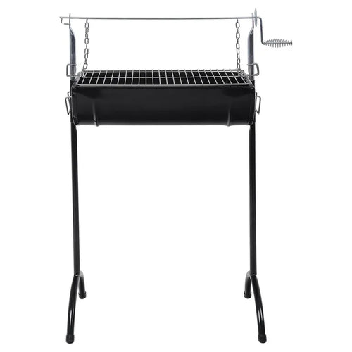 Parrilla A Carbon Con Roldana Metal