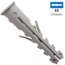 Tarugo De Nylon Con Tope M6 15 Unidades