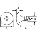 Tornillo Autoperforante Madera 8.5 mm 3.5 mm 5 unidad(es)