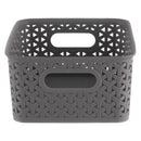 Canasto Ratan 19.5X10.5X25 Cm 4 L Gris