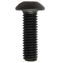 Perno cabeza boton M2 x 12 mm c/tuerca pavonado negro 4u