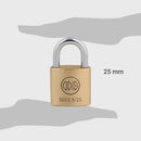 Candado modelo B25 Set 1x2