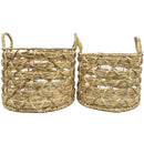 Canasto Decorativo Tanaca Jacinto Agua 42X42X31 Cm