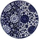 Juego de Loza 24 Piezas Porcelana Azul
