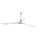 Ventilador de Techo Metal Blanco 3 Aspas con Interruptor a la Pared