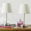 Pack De 2 Lamparas De Mesa M510Tl Gris 20X20 Cm