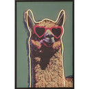 Cuadro Decorativo Neon Llama 40X55 Cm
