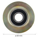 Rueda Para Porton Al Piso 50 Mm Deslizamiento Suave