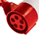Enchufe industrial hembra volante IP44, 32A, 380V, 3P+N+T