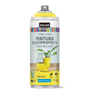 Pintura Esmalte Base Agua Spray 0.4 l Brillante amarillo.