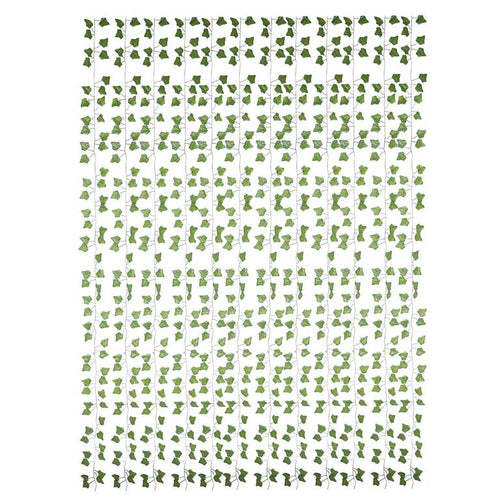 Set 12 Hiedra Artificial 200 cm Verde