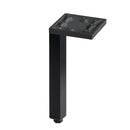 Pata aluminio 40x300mm negra
