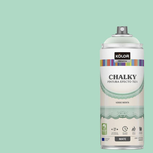 Pintura Tizada Chalky Spray 0.4 l Mate verde.