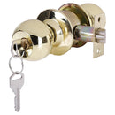 Cerradura dormitorio bronce pulido