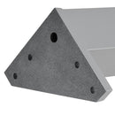 Pata cuadrada abs alu mate 40x100 mm