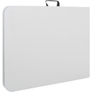 Mesa Plegable Tipo Maleta Rectangular 180 Cm Blanco