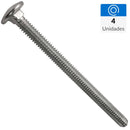 Perno Coche 1/4 Pulg X 3 1/2 Pulg 4 Unidades
