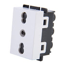 Modulo Tomacorriente 16 A Blanco