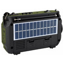 Radio emergencia dinamo solar linterna recargable