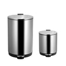 Set Papeleros 18 Litros Metal Gris