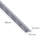 Angulo Antiderrrapante Aluminio 41,2 mm 2,5 m