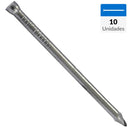Clavo punta templada 1,4x1 zincado 10un