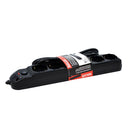 Alargador Shuko Proteccion Sobretension 6 Toma(S) 3 M Negro