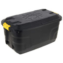 Caja Con Asa 40X42X77 Cm 75 L Negro Y Amarillo