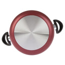 Cacerola de Aluminio 24 cm 5 Litros Rojo