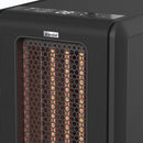 Estufa Infrarrojo 2000W 65M2 Negro