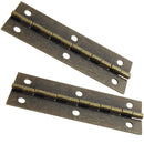Bisagra decorativa recta 23 x 74 mm bronce antiguo 1 unid