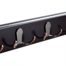 Percha Doble Espresso Zinc Espresso